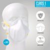 HIT-1 Vaultex, FFP2 Respirator, Part No: 823
