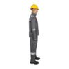MPG-2 Vaultex, European Style 100% Twill Pant Shirt with Reflective, 190 gsm, Grey Color