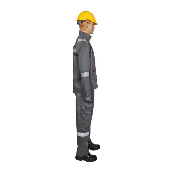 MPG-2 Vaultex, European Style 100% Twill Pant Shirt with Reflective, 190 gsm, Grey Color