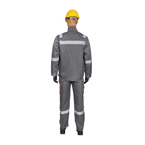 MPG-3 Vaultex, European Style 100% Twill Pant Shirt with Reflective, 190 gsm, Grey Color