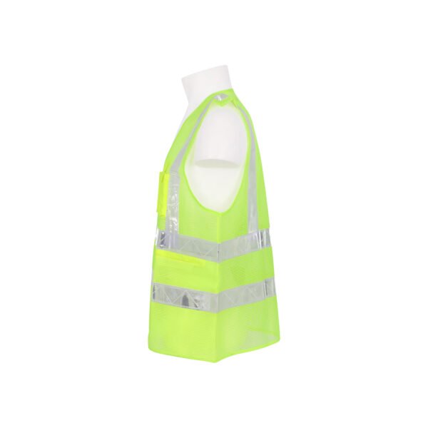 PSM-4 Zalat, 100% Polyester Safety Fabric Vest, Yellow Color