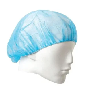 bauffant-cap-500x500 Vaultex, Disposable Bouffant Cap, Size: 18", Blue Color