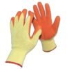 latex-pu-cotton-hand-gloves-orange-yellow-for-industrial-purpose Miller, Latex Coated Gloves, Yellow Color