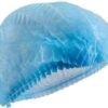 Vaultex, Disposable Bouffant Cap, Size: 18", Blue Color