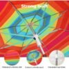 120878857420830 Beach Umbrella, Size: 2.2 Meters, Multi Color