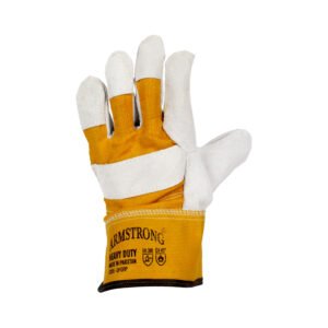 GPGRP-1 Leather Gloves, Yellow Color