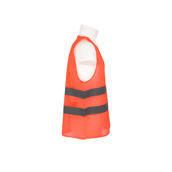PHL-2 Zalat, 100% Polyester Safety Fabric Vest, Orange Color